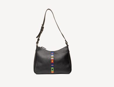 Adelphi Shoulder Bag II Beaded in Black, photo 4