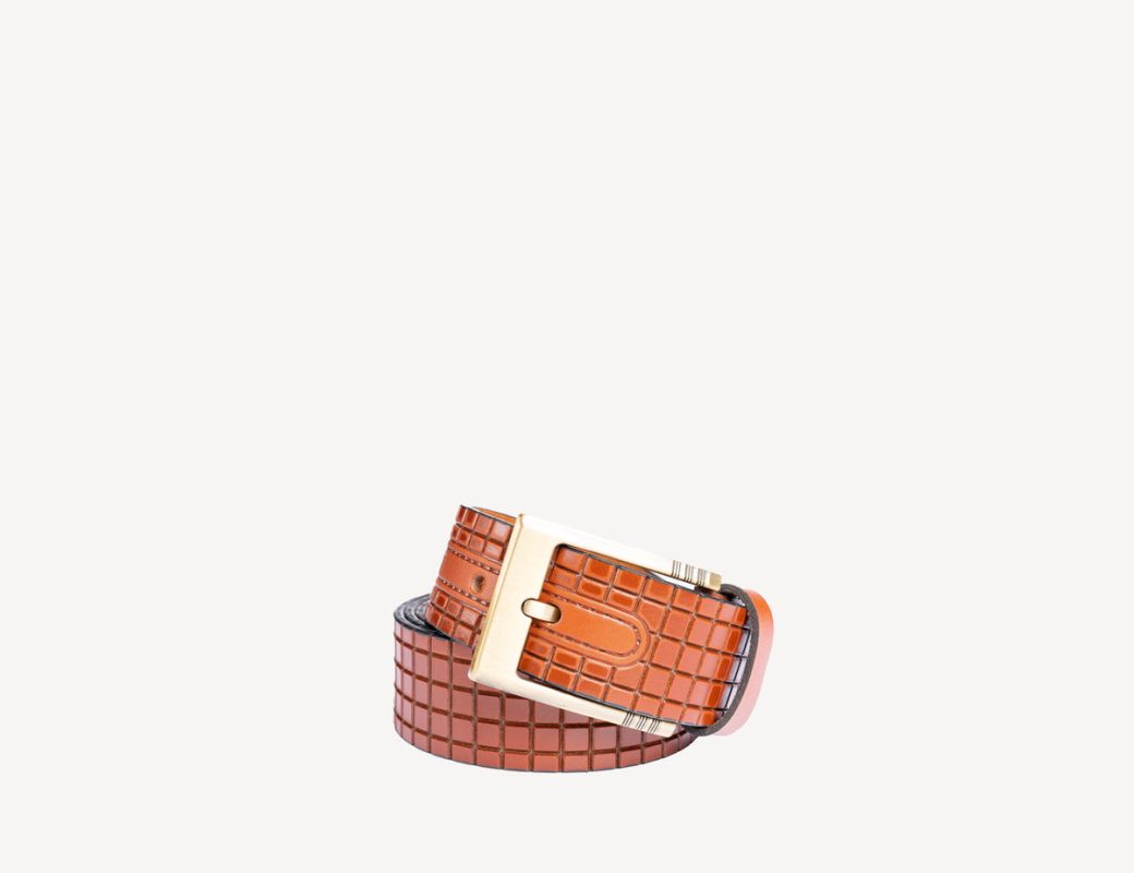 Adelphi Square Belt in Tan, photo 3