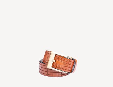 Adelphi Square Belt in Tan, photo 3