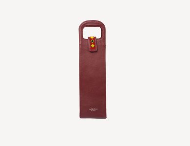 Adelphi Wine Holder Beaded in Burgundy, photo 5